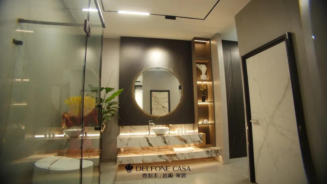 探店速遞 | 德利豐滕州巖板展館，呈現(xiàn)獨特空間美感
